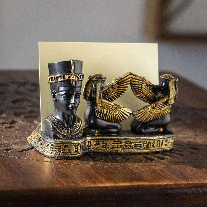 3.5&quot; Nefertiti Card Holder, SKU PG-15256, UPC 700317120520