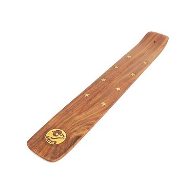 10&quot; Wood Incense Holder - Astrology - Aries, SKU ER3A-AR, UPC 700317021933