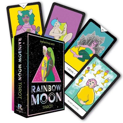 Rainbow Moon Tarot by Sam West, SKU RP-163, UPC 6016009653653