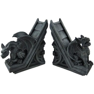 7&quot; Gargoyle Sculptural Bookends (Pair), SKU PG-8293, UPC 700317023456