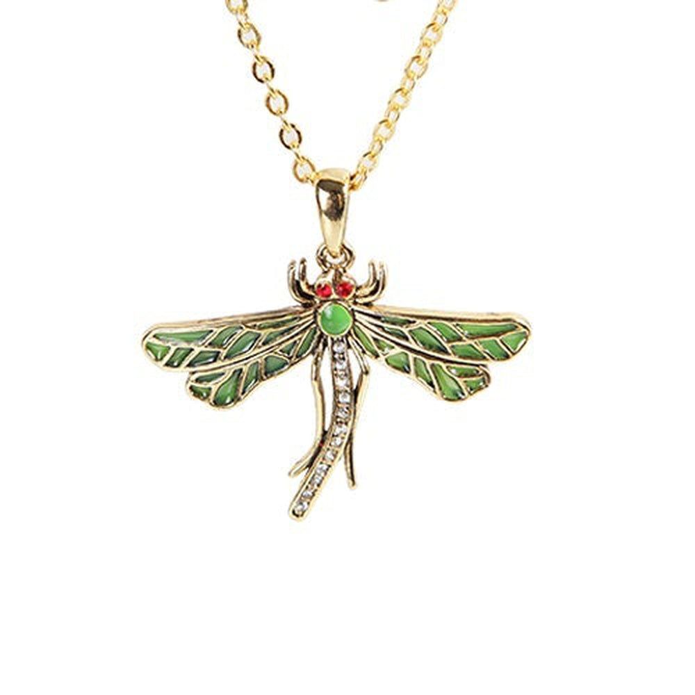 Dragonfly Necklace, SKU PG-10352, UPC 6016000326334