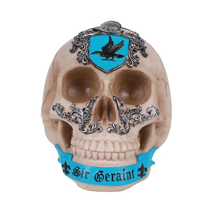 6.75&quot; Sir Geraint Skull Statue, SKU PG-13672, UPC 700317072294