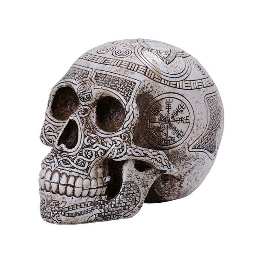 7&quot; Viking Skull Statue, SKU PG-13200, UPC 700317294153