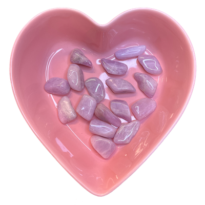 Kunzite (AA Grade) Tumbled Stone Natural Gemstone - One Stone, SKU TR-121, UPC 6016007671659