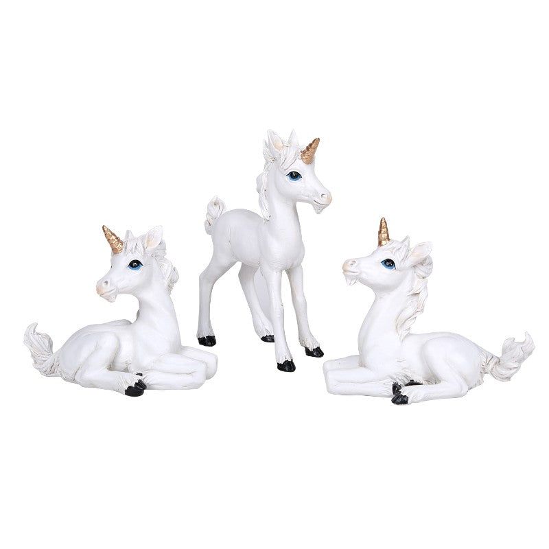 3.75&quot; Mini Unicorns (Set of 3), SKU PG-12841, UPC 700317118466