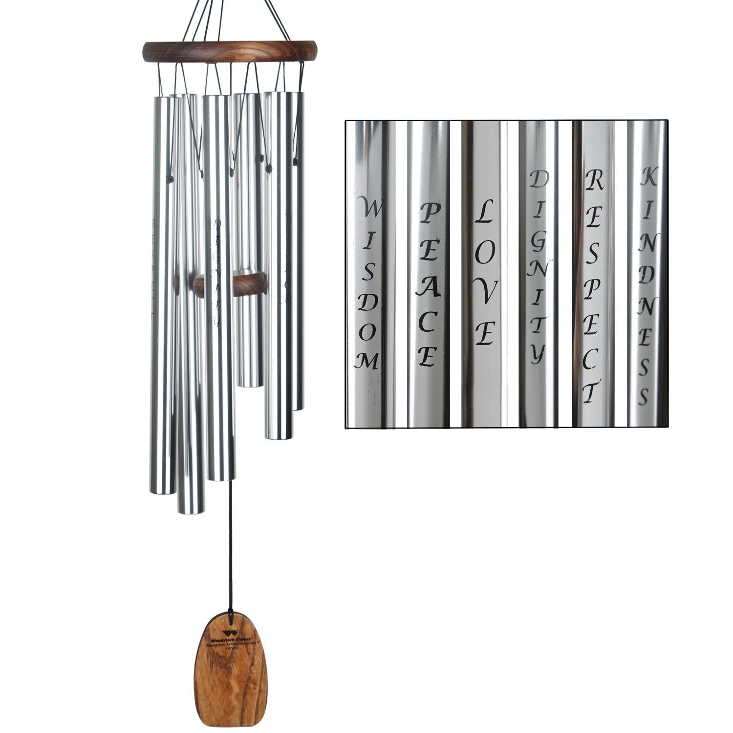 Affirmation Chime - Virtues, SKU WC-AFVSB, UPC