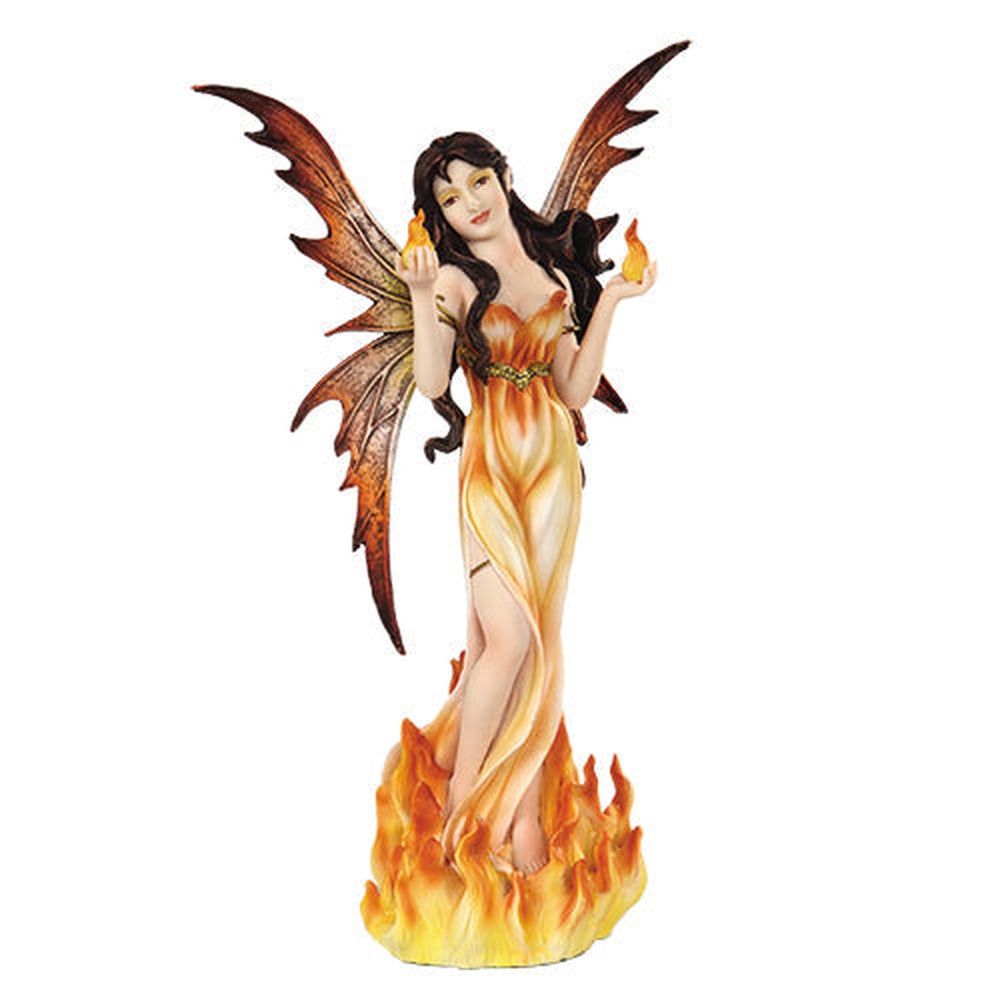 12&quot; Fairy Statue - Elemental Fire, SKU PG-9725, UPC 700317297833
