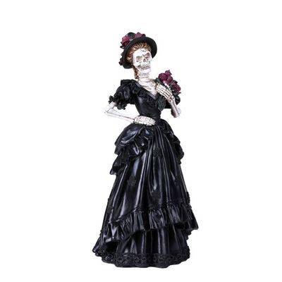 13&quot; Skeleton Statue - Day of the Dead Bride, SKU PG-13359, UPC 700317052104