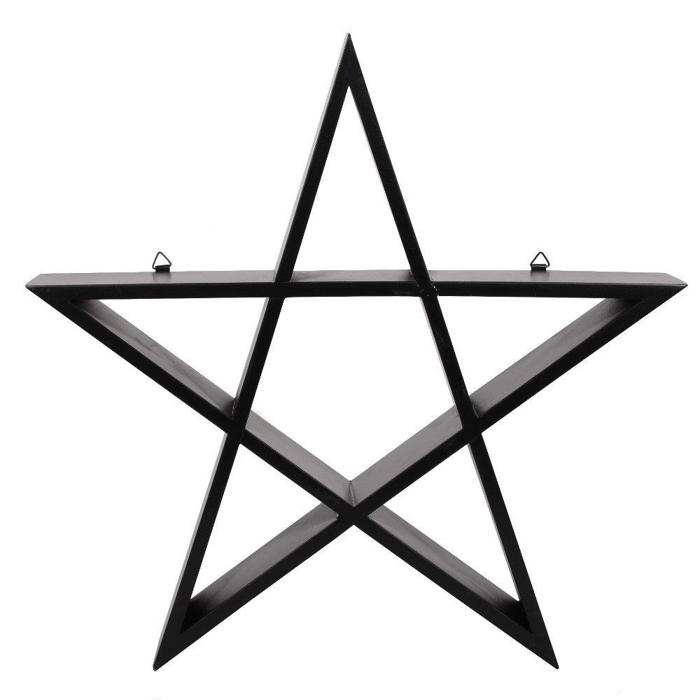 15.75&quot; Pentagram Wall Art Shelf, SKU PG-14262, UPC 700317059035