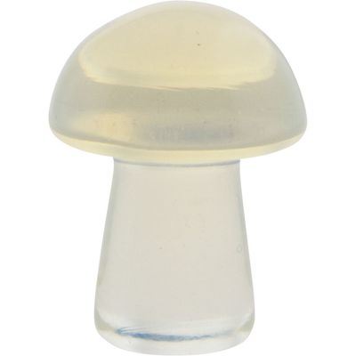 1&quot; Mushroom Gemstone Carving - Opalite, SKU KH-98856, UPC 700317247531