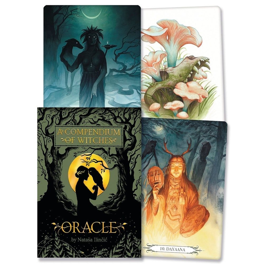 A Compendium of Witches Oracle Deck by Natasa Ilincic, SKU LW1927, UPC 700317077176
