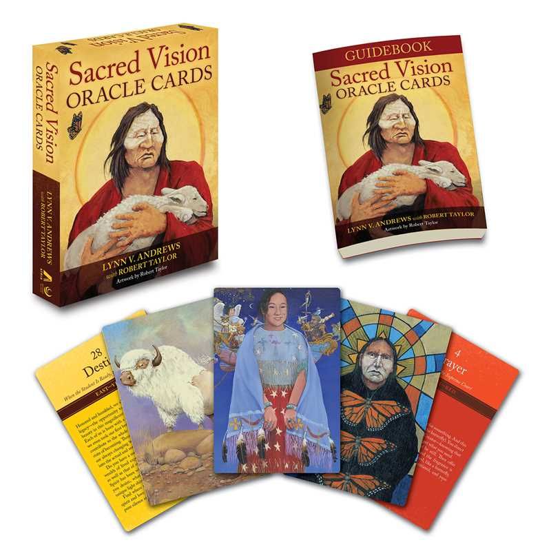 Sacred Vision Oracle Cards by Lynn V. Andrews, Robert Taylor, SKU SS-35, UPC 700317054306