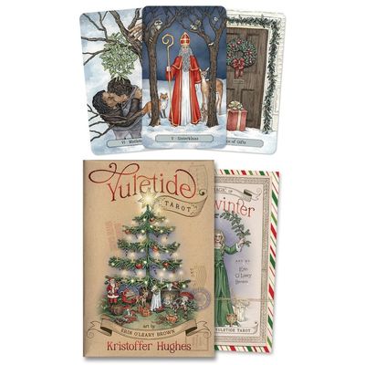 Yuletide Tarot by Kristoffer Hughes, Erin O&#39;Leary Brown, SKU LW2072, UPC 700317294702