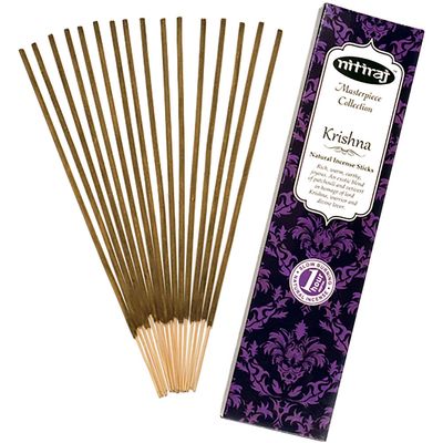 Nitiraj Masterpiece Incense 25 gram - Krishna (Pack of 6), SKU KH-72929, UPC 700317121725