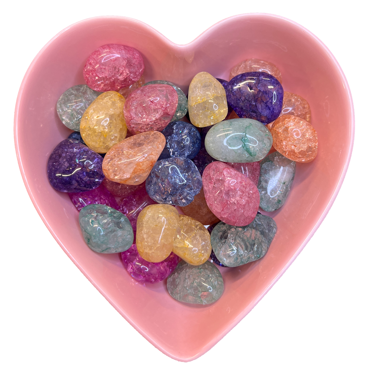 Crazy Quartz Tumbled Stone Natural Gemstone - One Stone, SKU TR-147, UPC 6016003265227