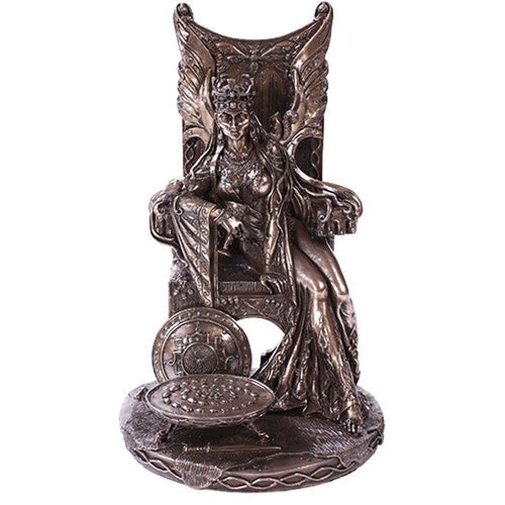 10.75&quot; Celtic Goddess Maeve Statue in Bronze, SKU PG-10883, UPC 6016007490441