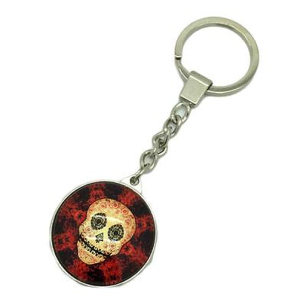 Day of the Dead Metal Key Chain, SKU PG-10743, UPC 700317038191