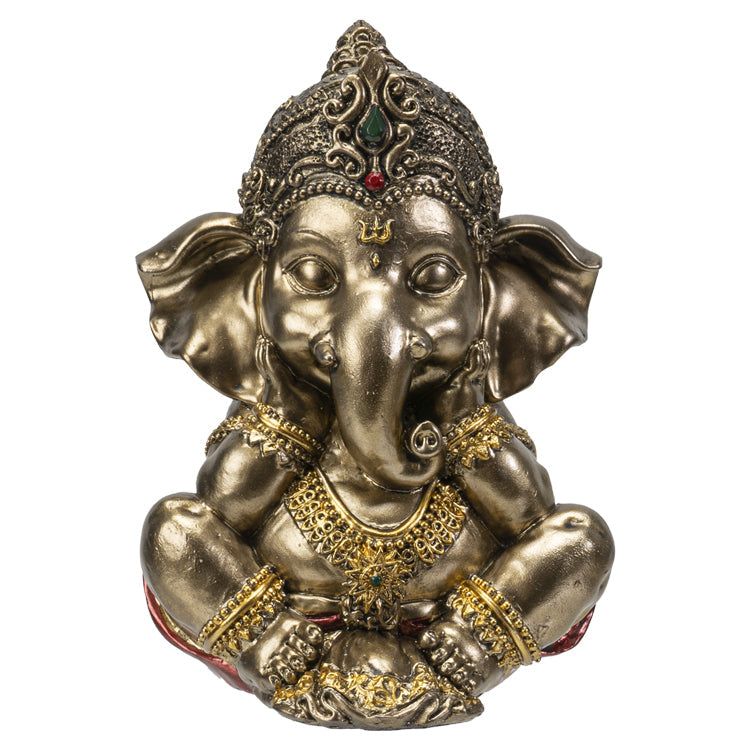 5&quot; Hindu Statue - Ganesha #2, SKU PG-14721, UPC 700317054047