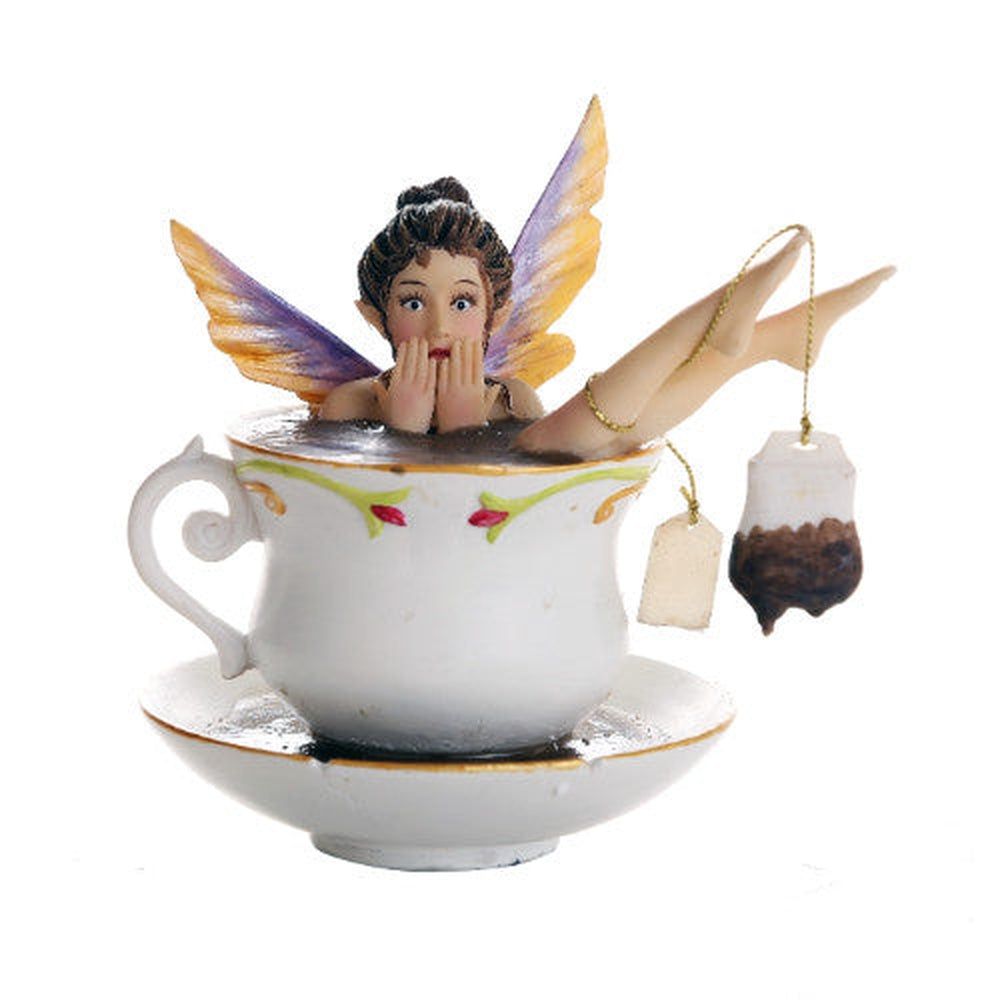 5.25&quot; Fairy Statue - Tea Fairy, SKU PG-11837, UPC 700317252412
