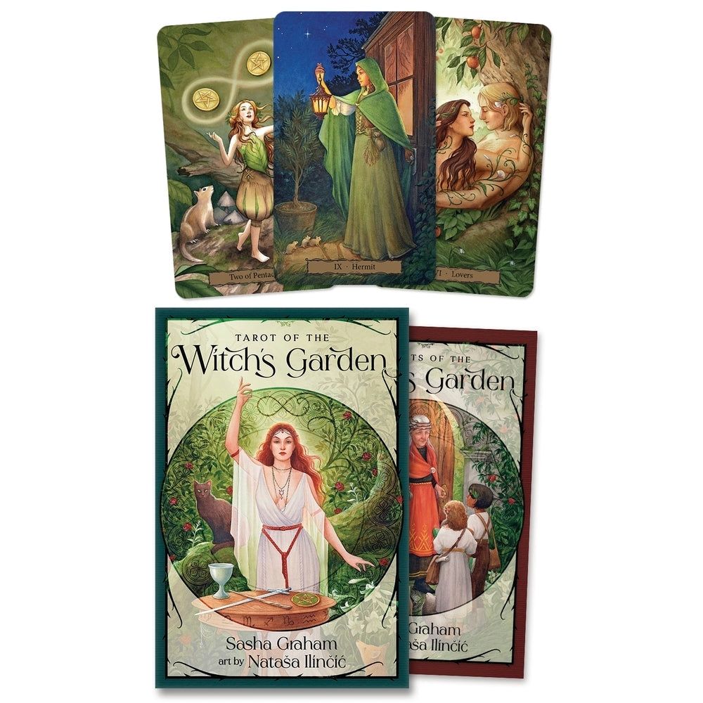 Tarot of the Witch&#39;s Garden by Sasha Graham, Natasa Ilincic, SKU LW2031, UPC 700317246794