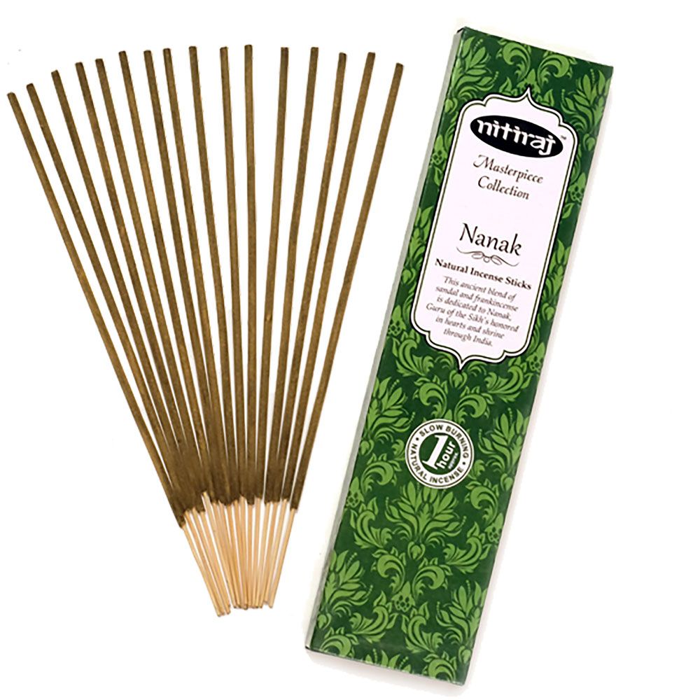 Nitiraj Masterpiece Incense 25 gram - Nanak (Pack of 6), SKU KH-72931, UPC 700317121701