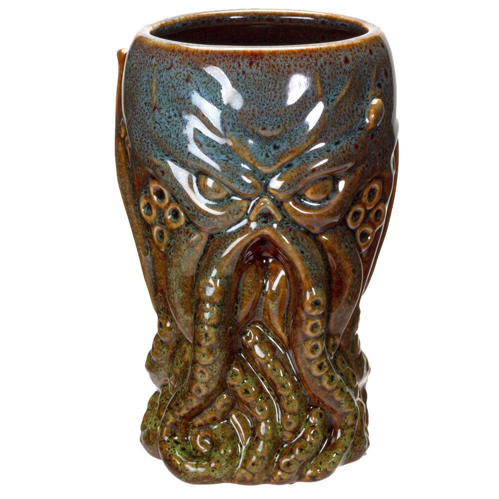 6.5&quot; Ceramic Pint Mug - Cthulhu Octopus, SKU PG-13771, UPC 700317045786