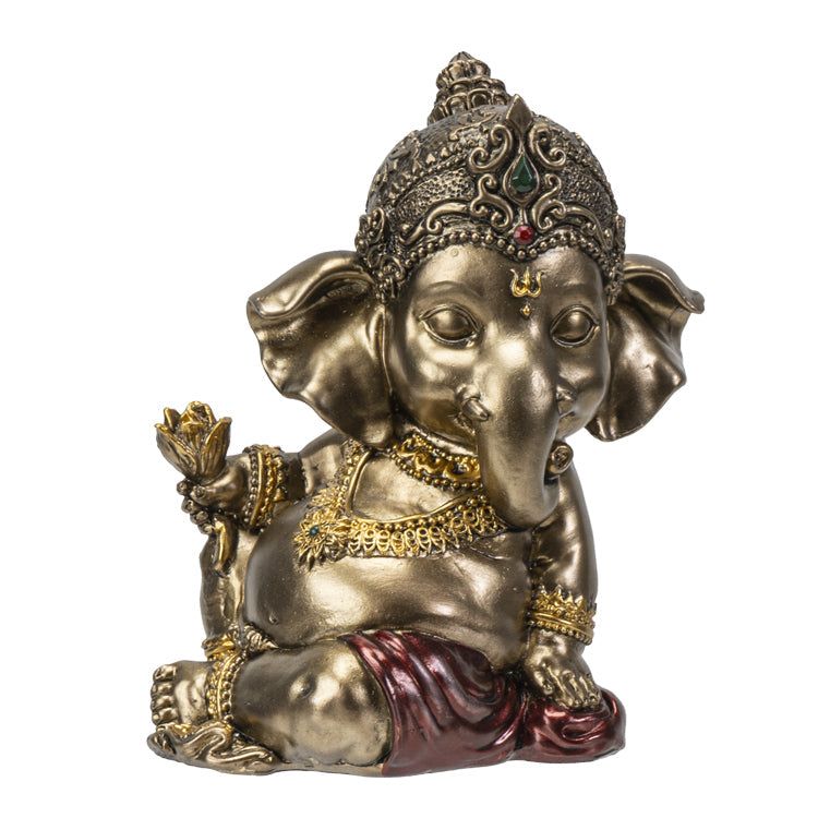 5&quot; Hindu Statue - Ganesha #4, SKU PG-14723, UPC 700317054061
