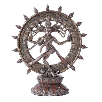 15.75&quot; Hindu Statue - Shiva Nataraja, SKU PG-11261, UPC 700317053453