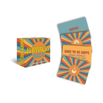 Happiness: Words of Inner Joy Mini Cards by Lorriane Anderson, SKU RP-94, UPC 700317028932