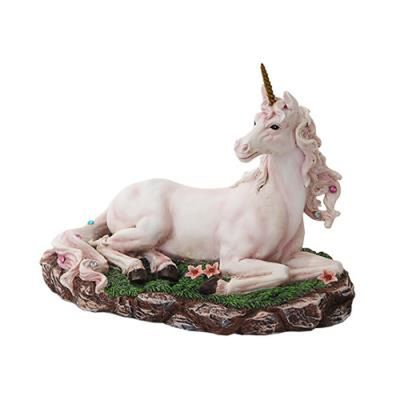 7.7&quot; Resting Unicorn Statue, SKU PG-10271, UPC 700317292784