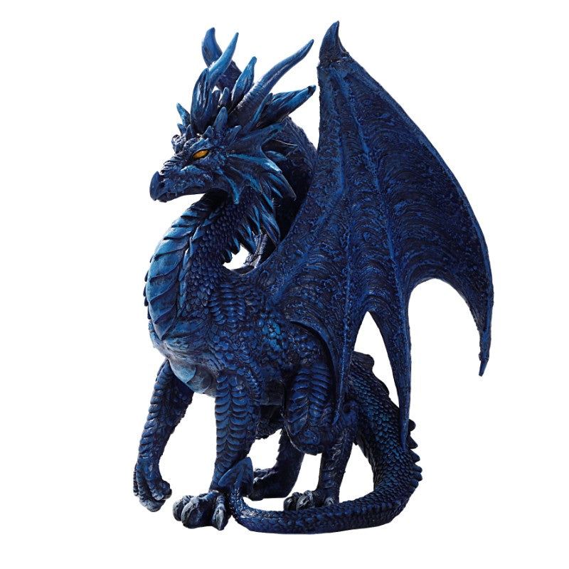 9&quot; Nightfall Dragon Statue, SKU PG-12693, UPC 700317118350