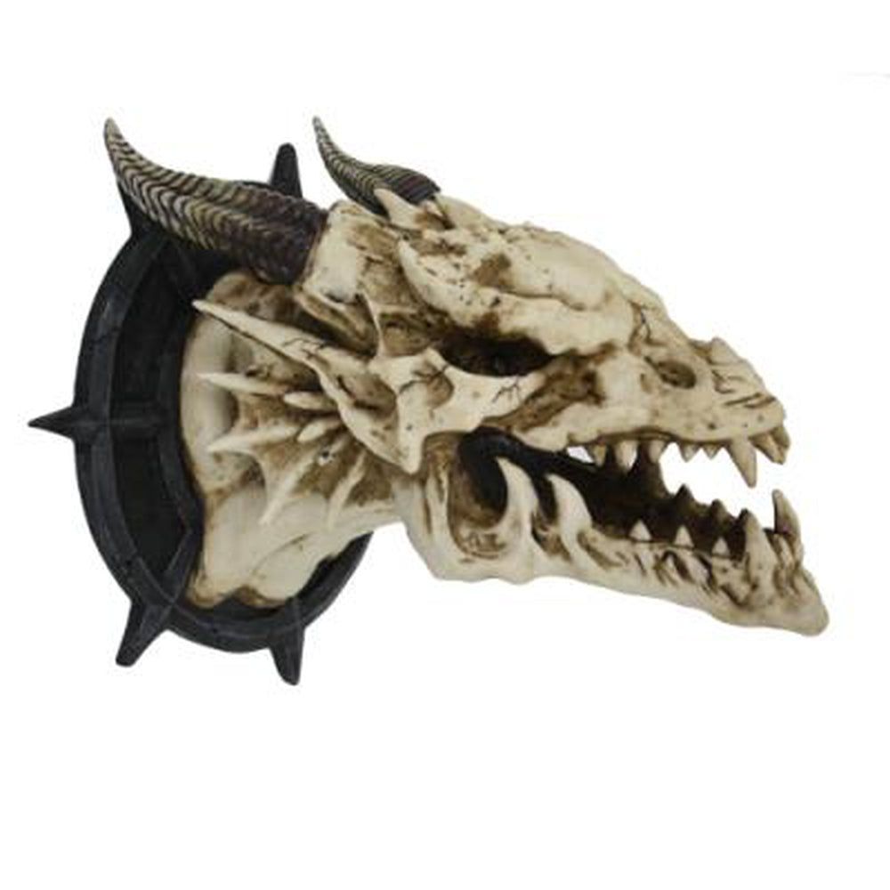 10&quot; Dragon Skull Wall Plaque, SKU PG-10927, UPC 700317071570