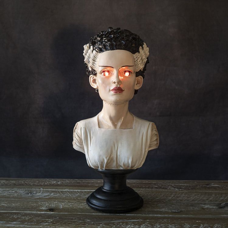 13.75&quot; Bride of Frankenstein Bust with LED Lights, SKU PG-15053, UPC 700317120865