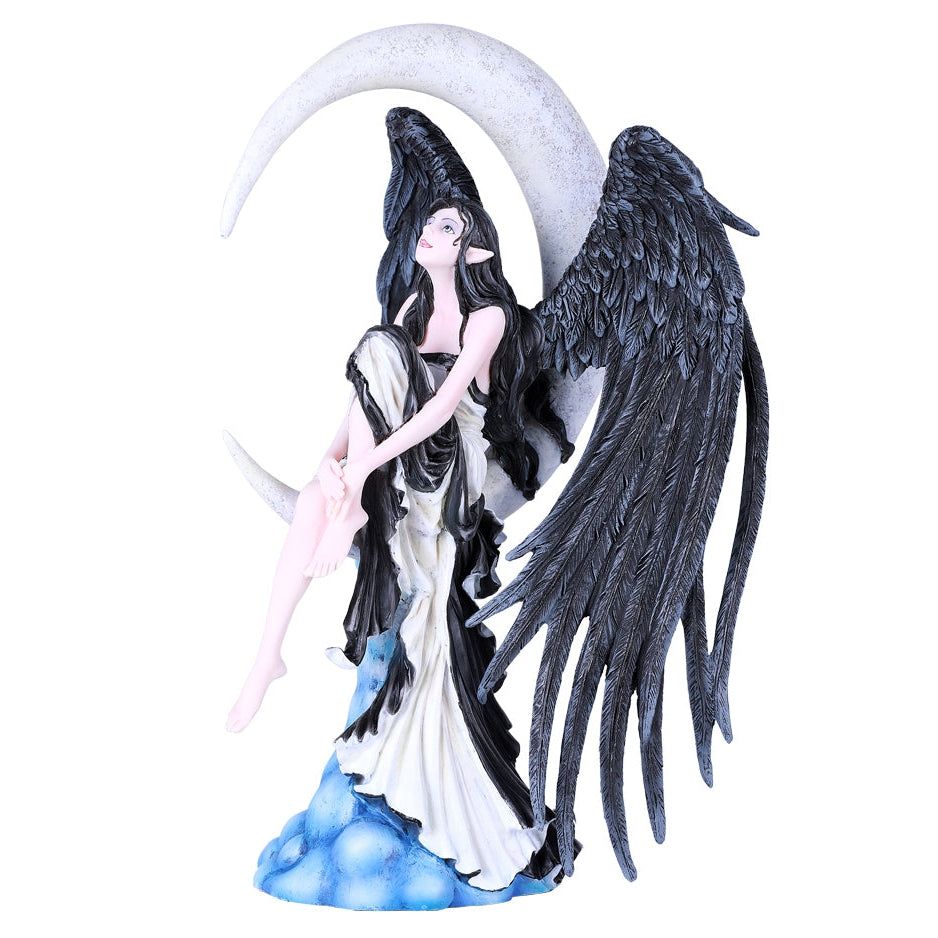12.5&quot; Fairy Statue - Stargazer Moon, SKU PG-13408, UPC 700317295334