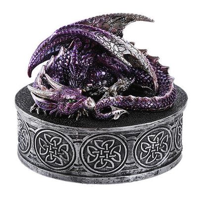 4&quot; Round Dragon Display Box, SKU PG-11435, UPC 700317074250