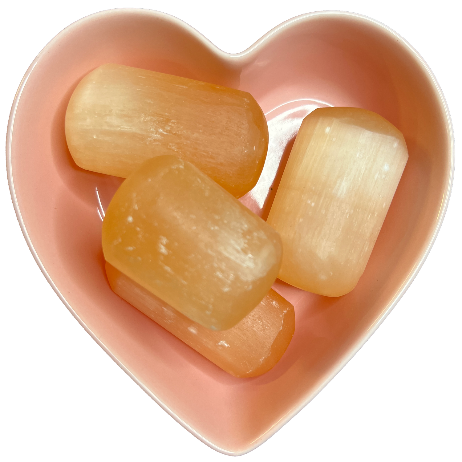 Orange Selenite (Extra Large) Tumbled Stone Natural Gemstone - One Stone, SKU TR-25, UPC 6016001189…