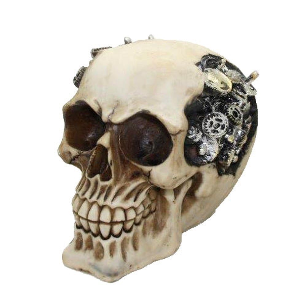 5.5&quot; Steampunk Opening Skull Statue, SKU PG-11351, UPC 700317071679