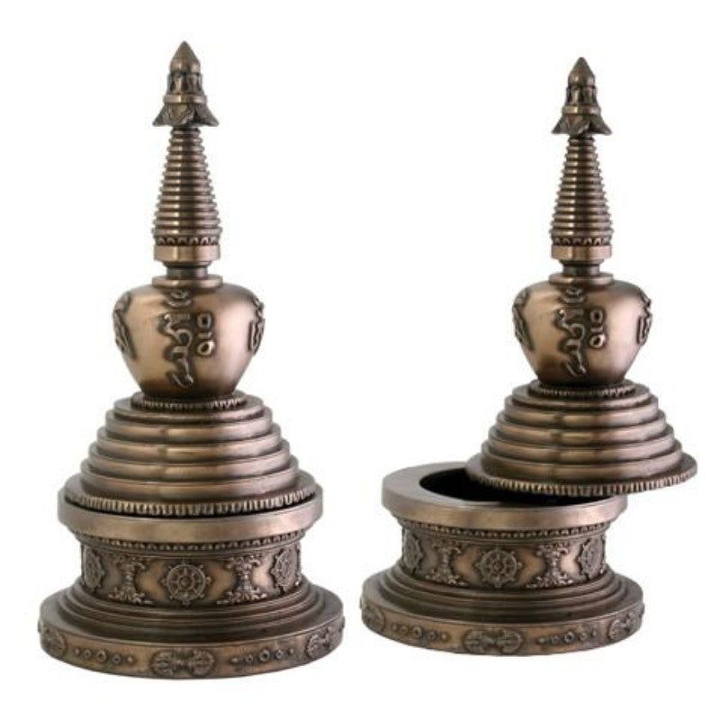 8.25&quot; Round Stupa Box, SKU PG-Y7790, UPC 700317290490