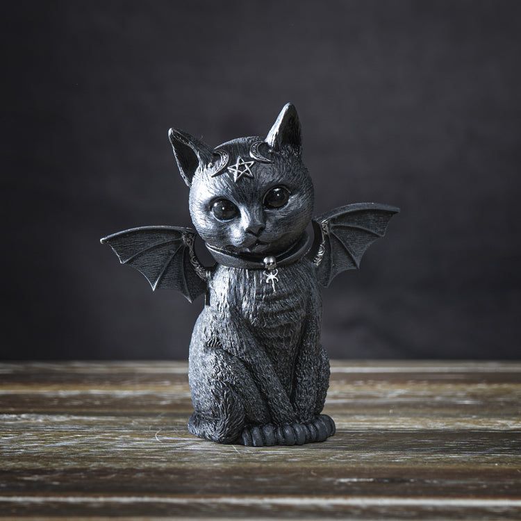 4&quot; Malpuss Gargoyle Cat Statue, SKU PG-Y9315, UPC 700317125754