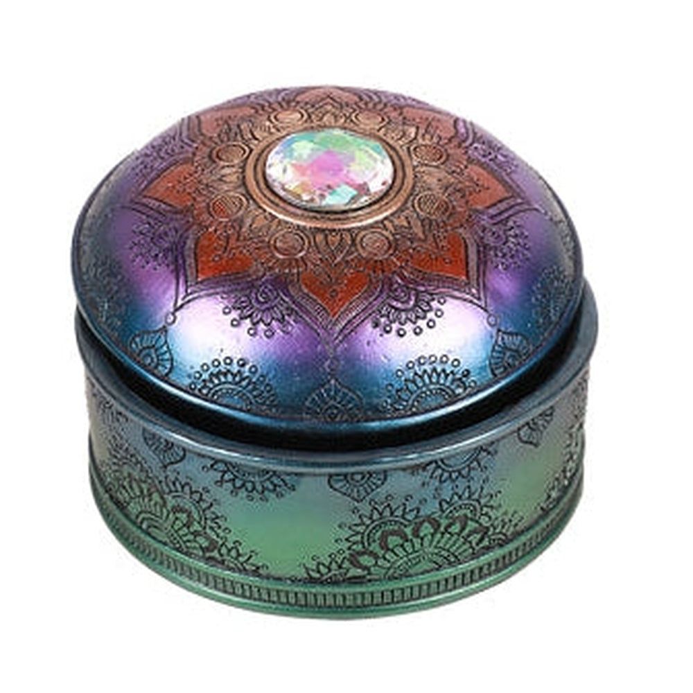 4&quot; Mandala Trinket Display Box, SKU PG-13533, UPC 700317246176