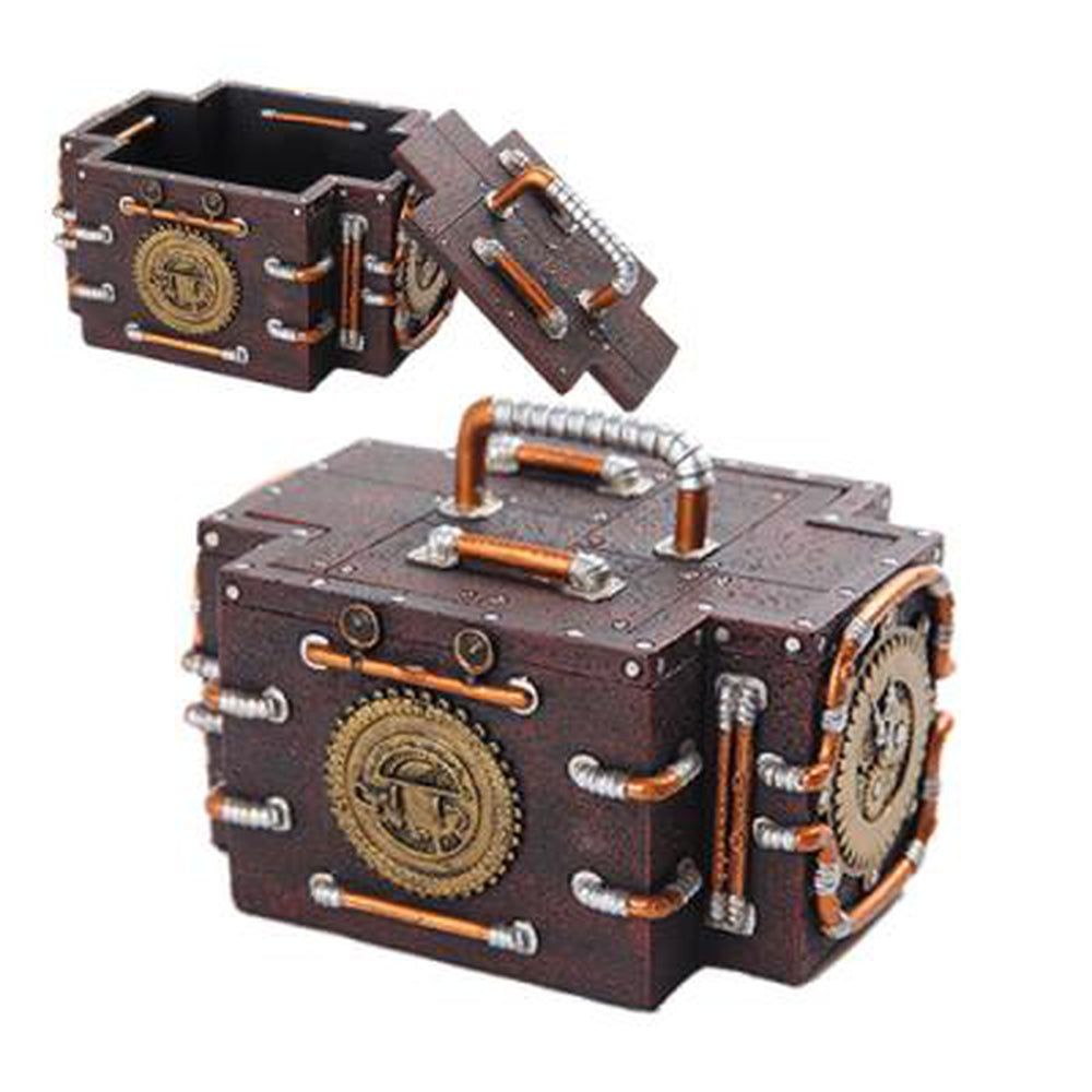 4.75&quot; Steampunk Gauge Display Box, SKU PG-10246, UPC 700317074052