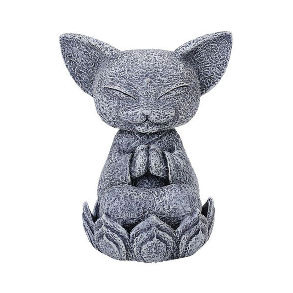 3.75&quot; Cat Jizo Statue, SKU PG-13199, UPC 700317252689