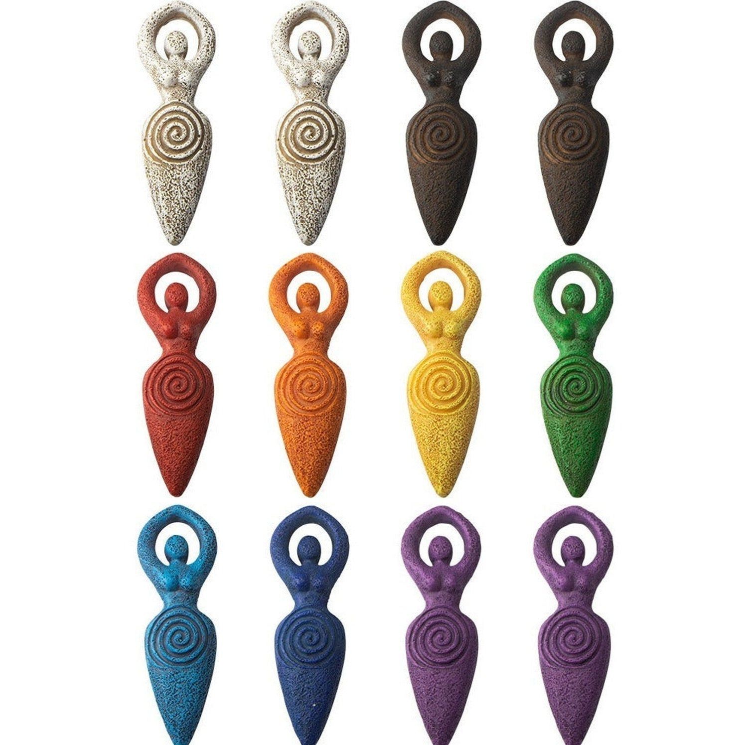 1.75&quot; Polyresin Figurine - Mini Goddess (Random Color), SKU KH-33485-D12, UPC 700317247593