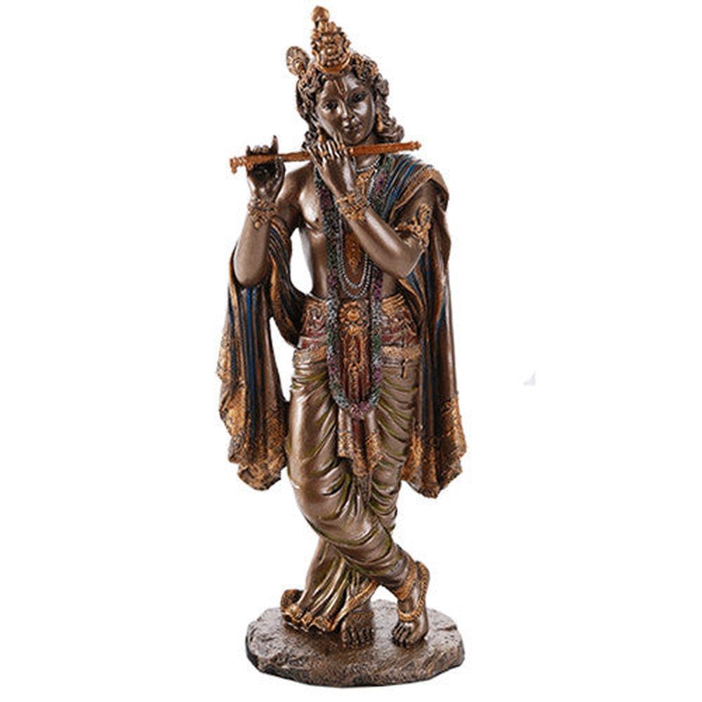10.25&quot; Hindu Statue - Krishna, SKU PG-11536, UPC 700317053507