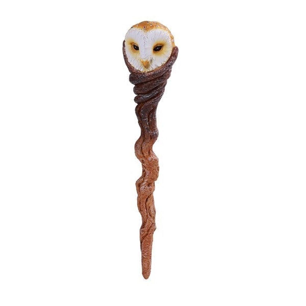9.5&quot; Mystical Wand - Owl, SKU PG-13051, UPC