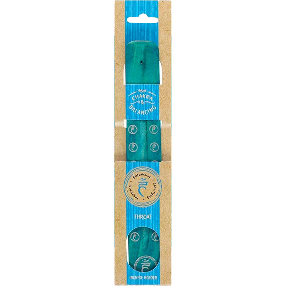 12&quot; Chakra Incense Stick Holder - Throat, SKU PG-14562-C, UPC 700317033592