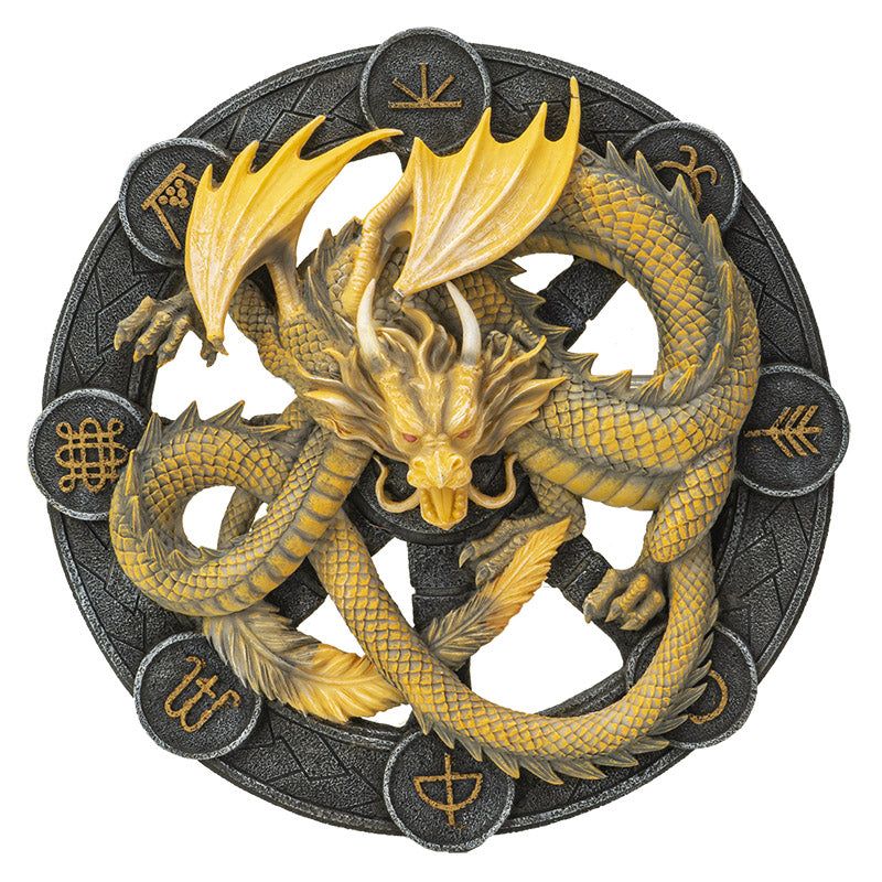 10.75 Anne Stokes Wall Plaque - Imbolc Dragon, SKU PG-15229, UPC 700317123484