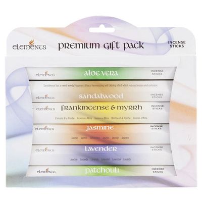 Elements Incense Stick Gift Pack - Premium (Pack of 6), SKU PG-14457, UPC 700317118077