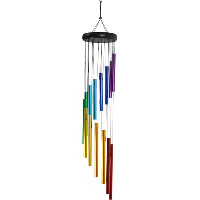 28&quot; Metal Wind Chime - Chakra, SKU KH-30274, UPC 700317245759