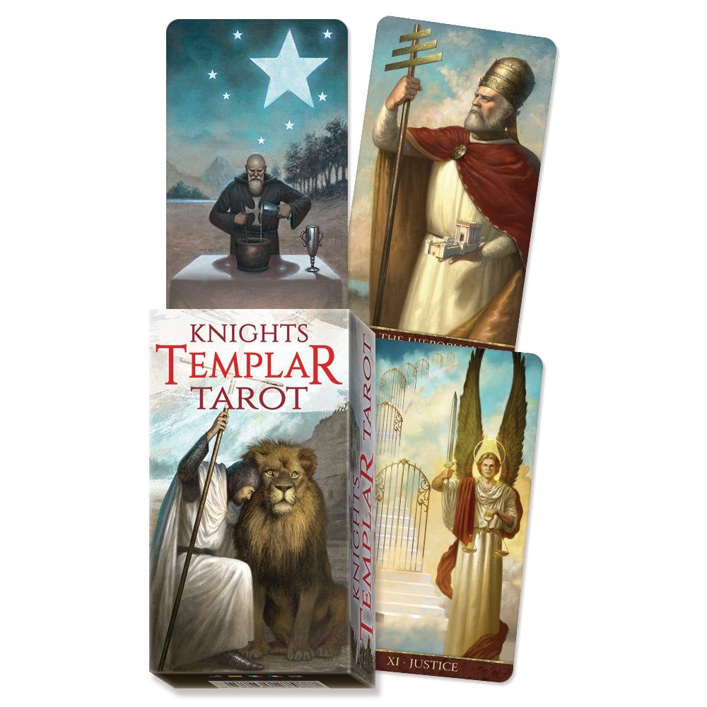 Knights Templar Tarot by Floreana Nativo, Franco Rivolli, SKU LW1845, UPC 700317031079
